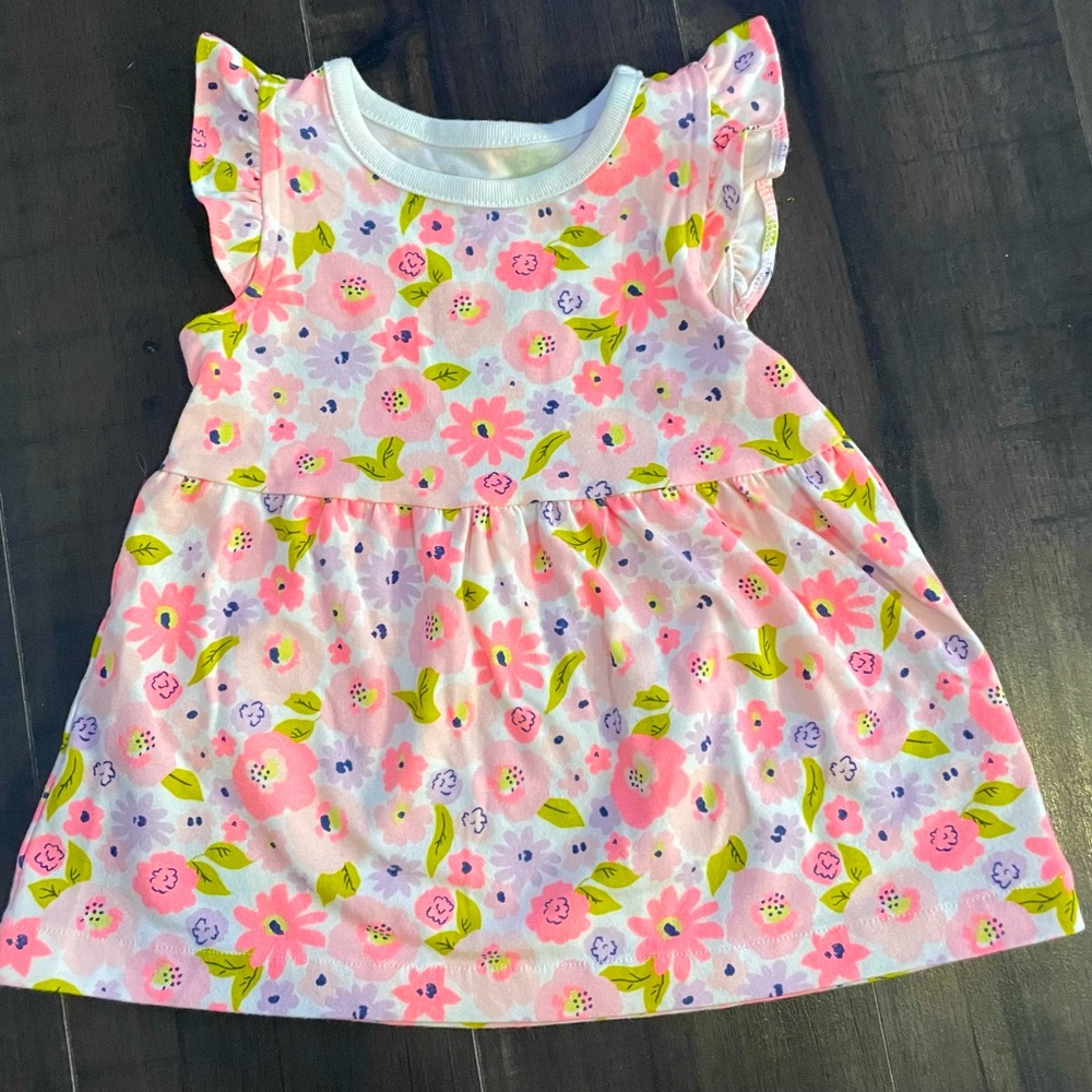 Cat & Jack - Floral Dress - SIZE: 6-9 Months